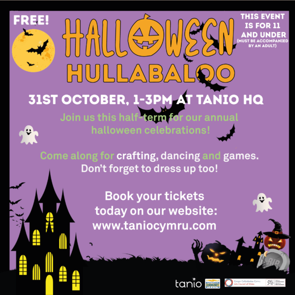 Halloween Hullabaloo - Under 11s, 31st October, 1-3pm @ Tanio HQ